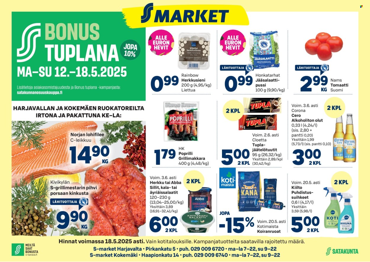 S-market tarjoukset - 14.05.2025 - 18.05.2025. Sivu 1