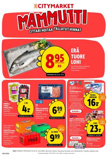 K-citymarket tarjoukset  - 15.05.2025 - 25.05.2025.