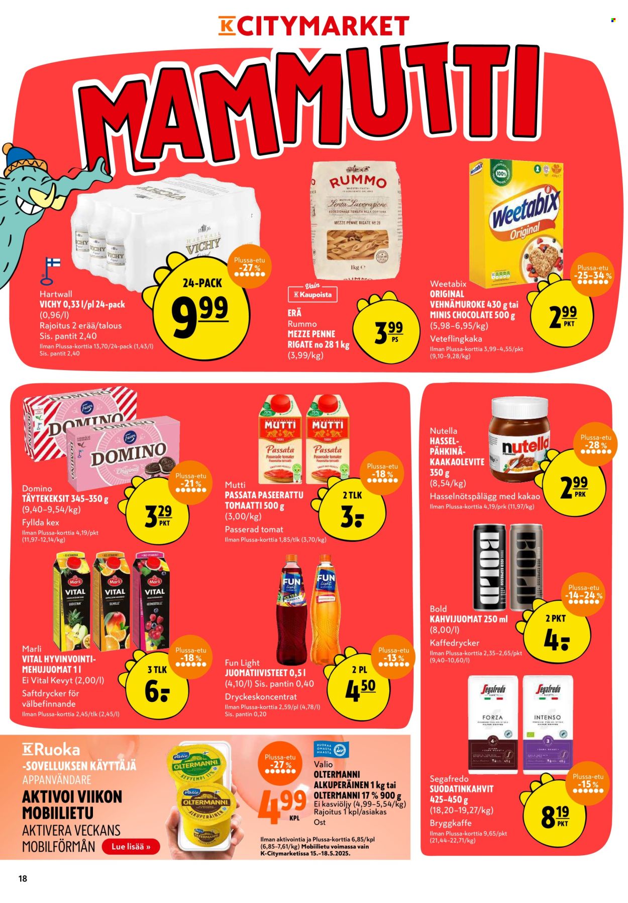 K-citymarket tarjoukset - 15.05.2025 - 25.05.2025. Sivu 18