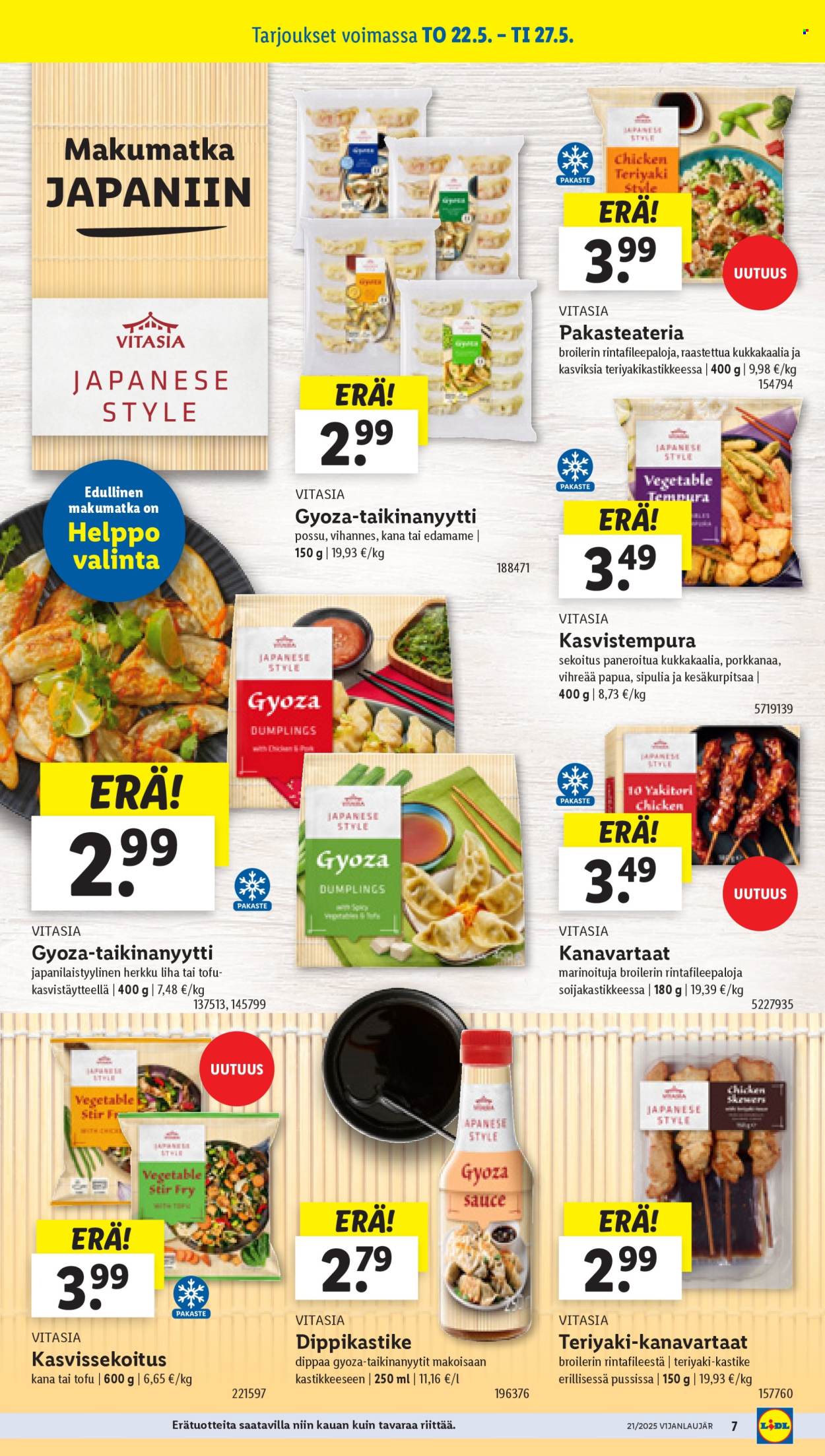 Lidl tarjoukset - 22.05.2025 - 27.05.2025. Sivu 7