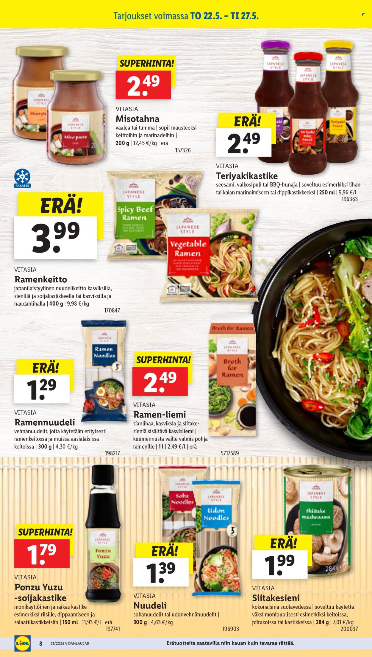 Lidl tarjoukset - 22.05.2025 - 27.05.2025. Sivu 8