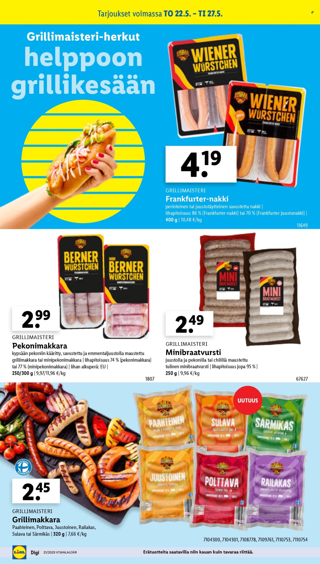 Lidl tarjoukset - 22.05.2025 - 27.05.2025. Sivu 12