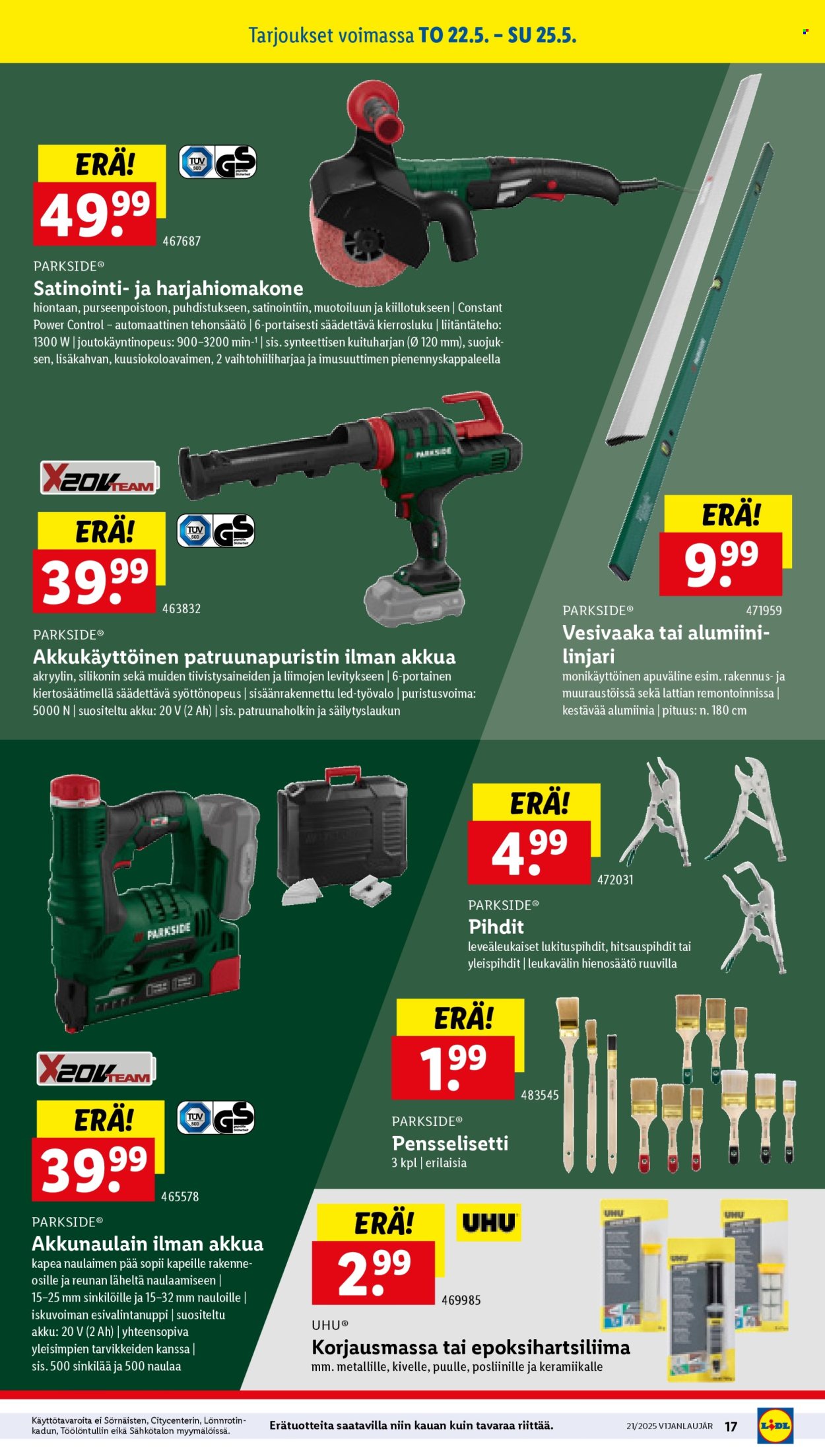 Lidl tarjoukset - 22.05.2025 - 27.05.2025. Sivu 21