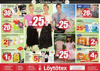 Löytötex tarjoukset  - 21.05.2025 - 27.05.2025.