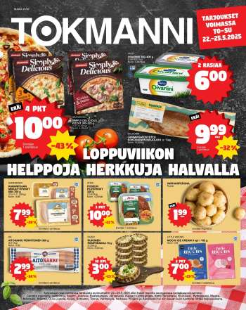 Tokmanni tarjoukset  - 22.05.2025 - 25.05.2025.