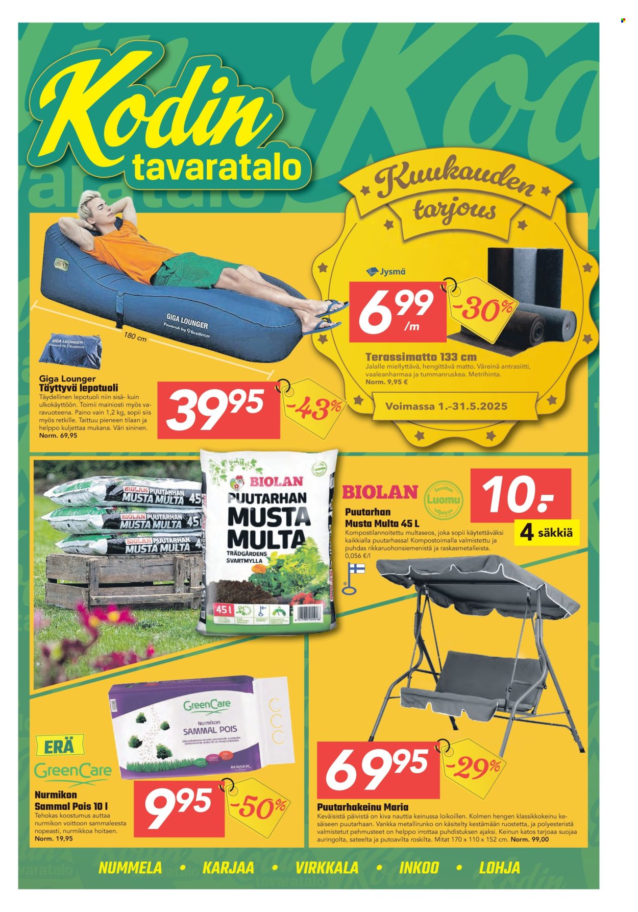 Kodintavaratalo tarjoukset - 26.05.2025 - 04.06.2025. Sivu 1