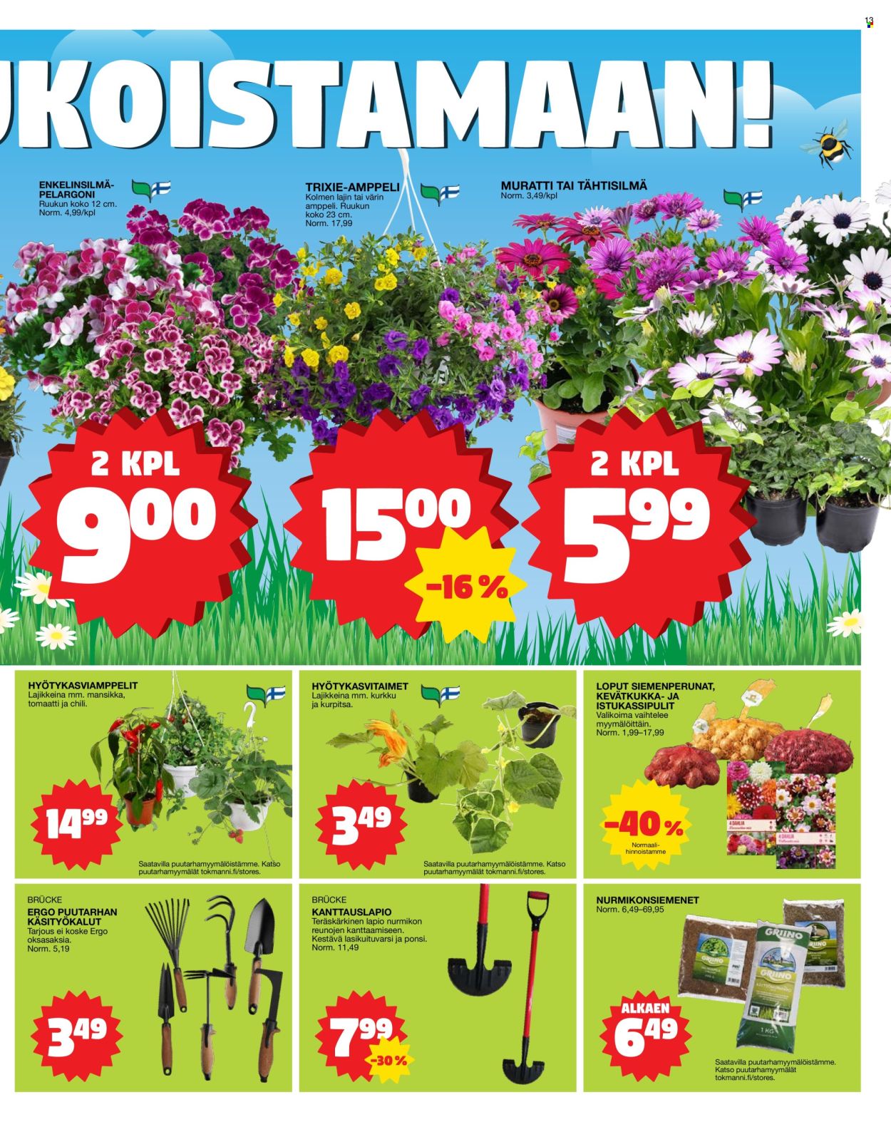 Tokmanni tarjoukset - 26.05.2025 - 01.06.2025. Sivu 13