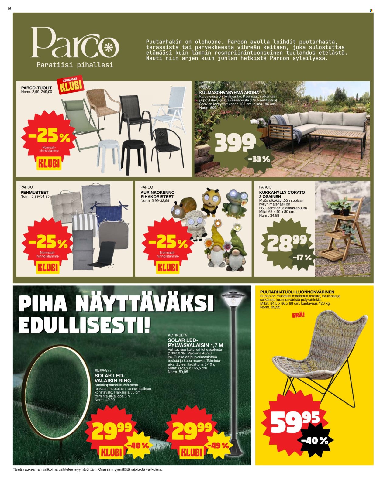 Tokmanni tarjoukset - 26.05.2025 - 01.06.2025. Sivu 16