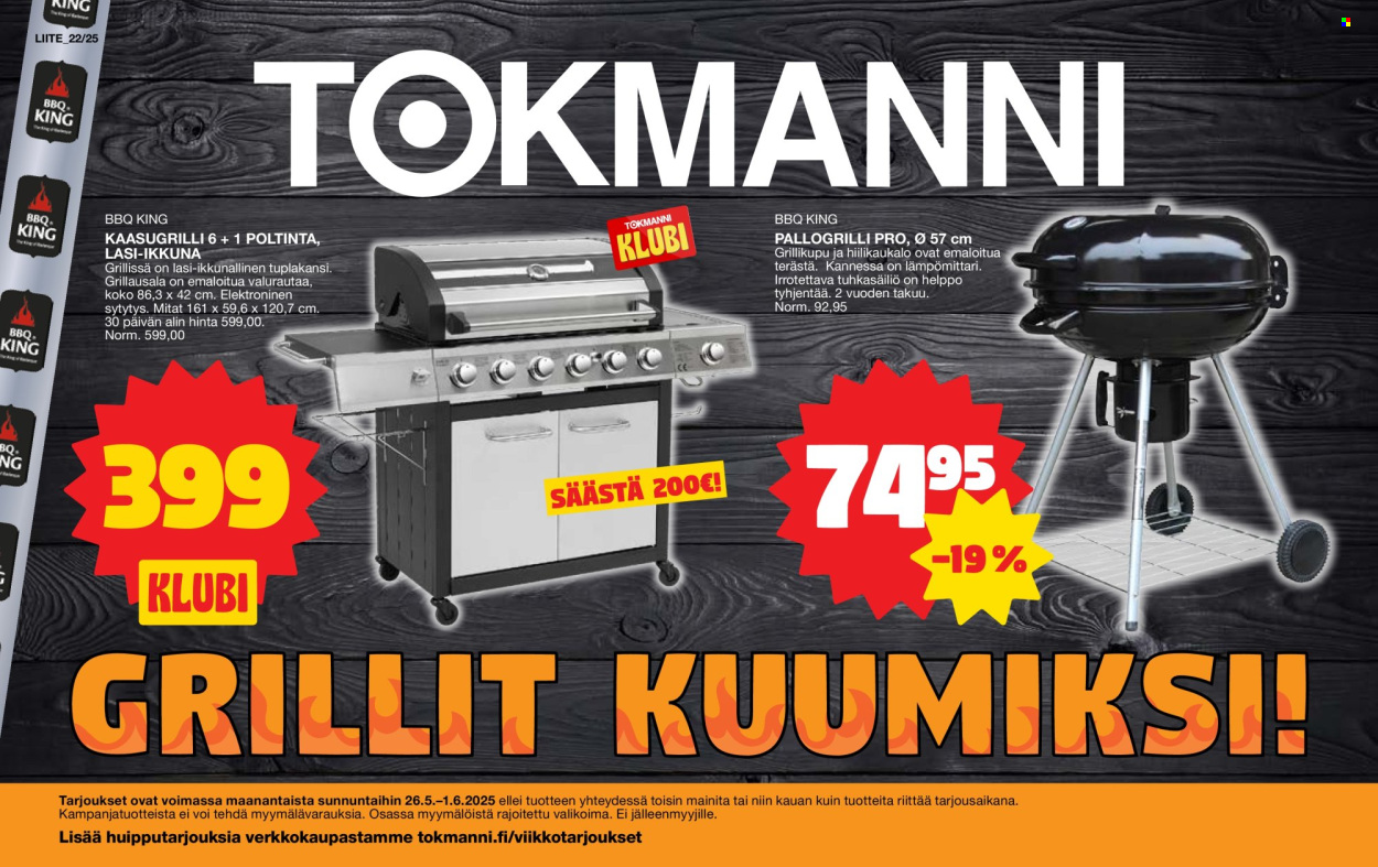 Tokmanni tarjoukset - 26.05.2025 - 01.06.2025. Sivu 1