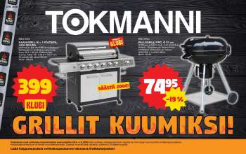 Tokmanni tarjoukset  - 26.05.2025 - 01.06.2025.