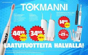 Tokmanni tarjoukset  - 26.05.2025 - 01.06.2025.