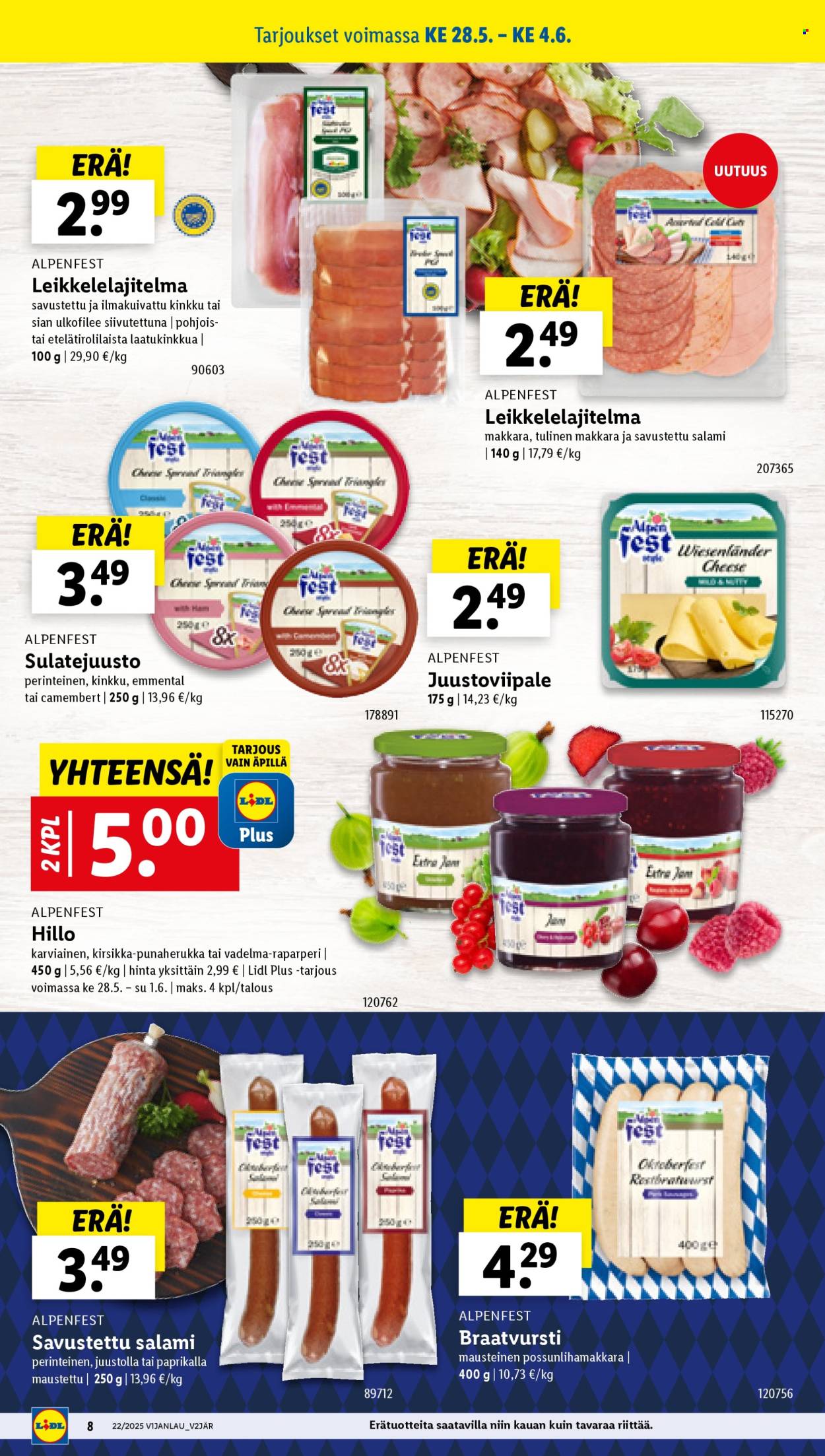Lidl tarjoukset - 28.05.2025 - 04.06.2025. Sivu 8