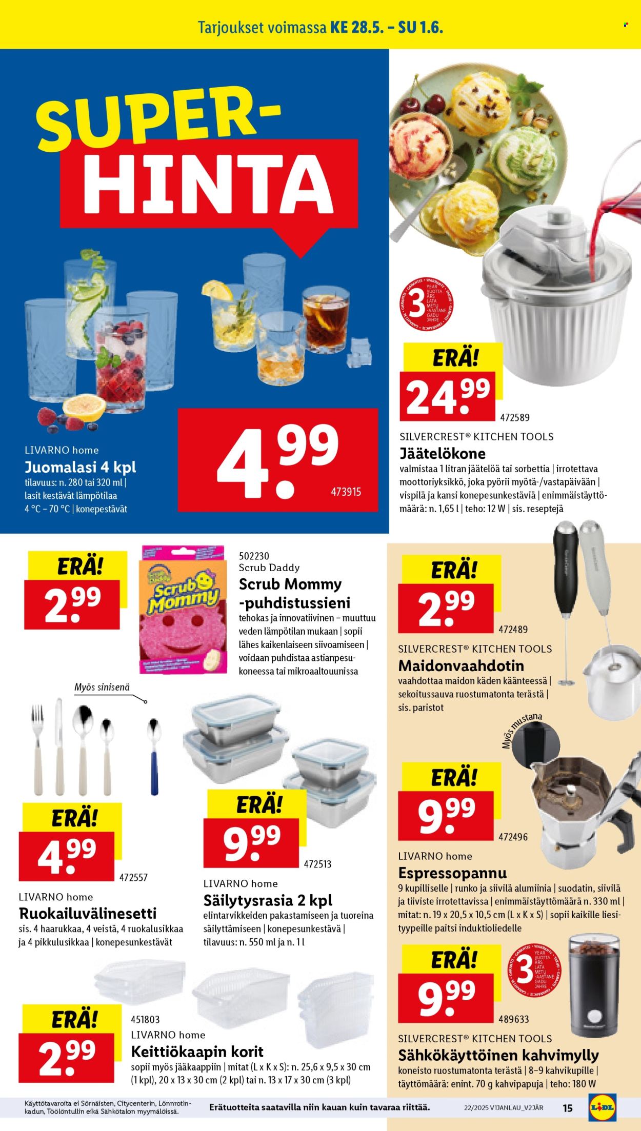 Lidl tarjoukset - 28.05.2025 - 04.06.2025. Sivu 15