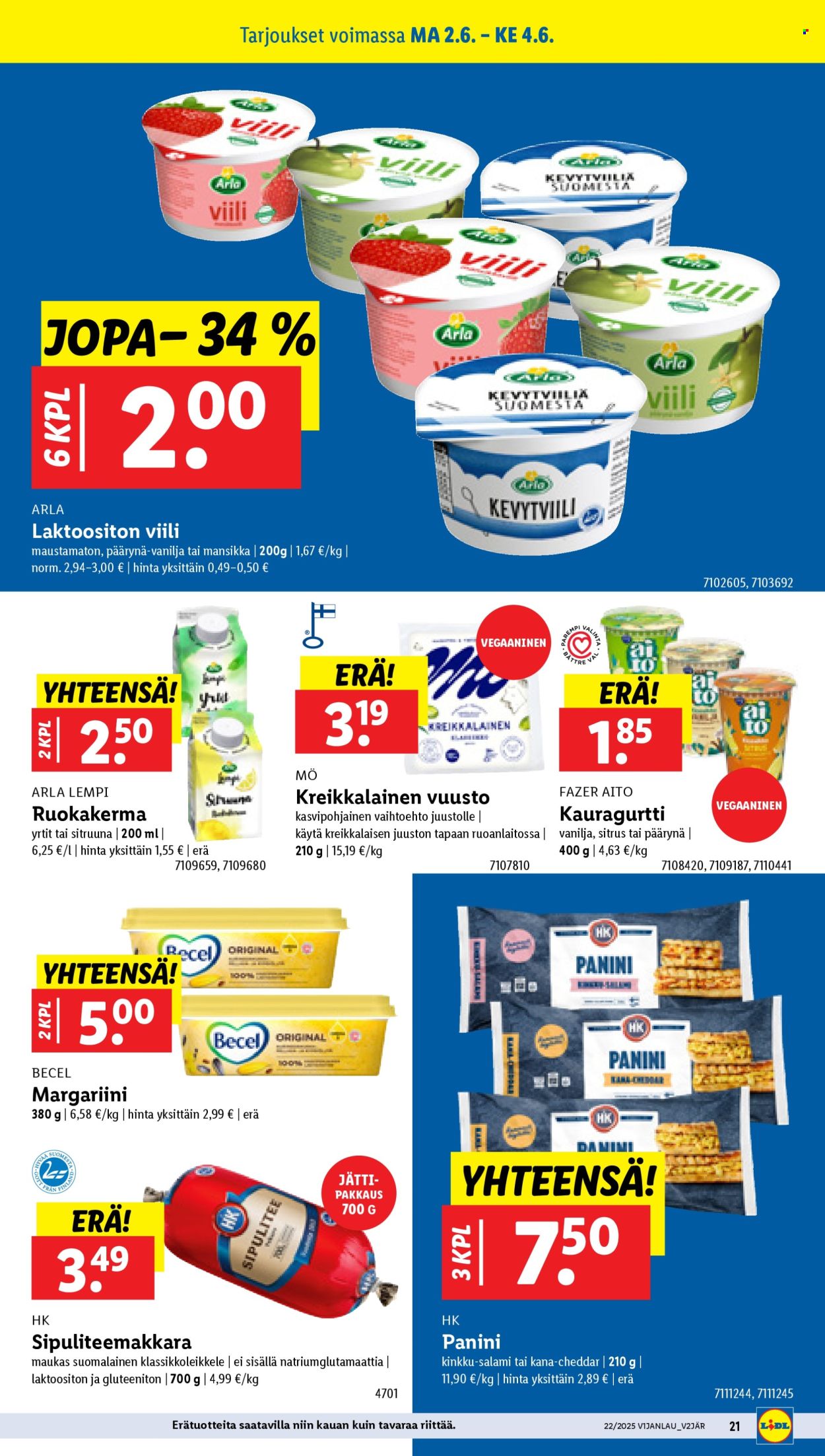 Lidl tarjoukset - 28.05.2025 - 04.06.2025. Sivu 25