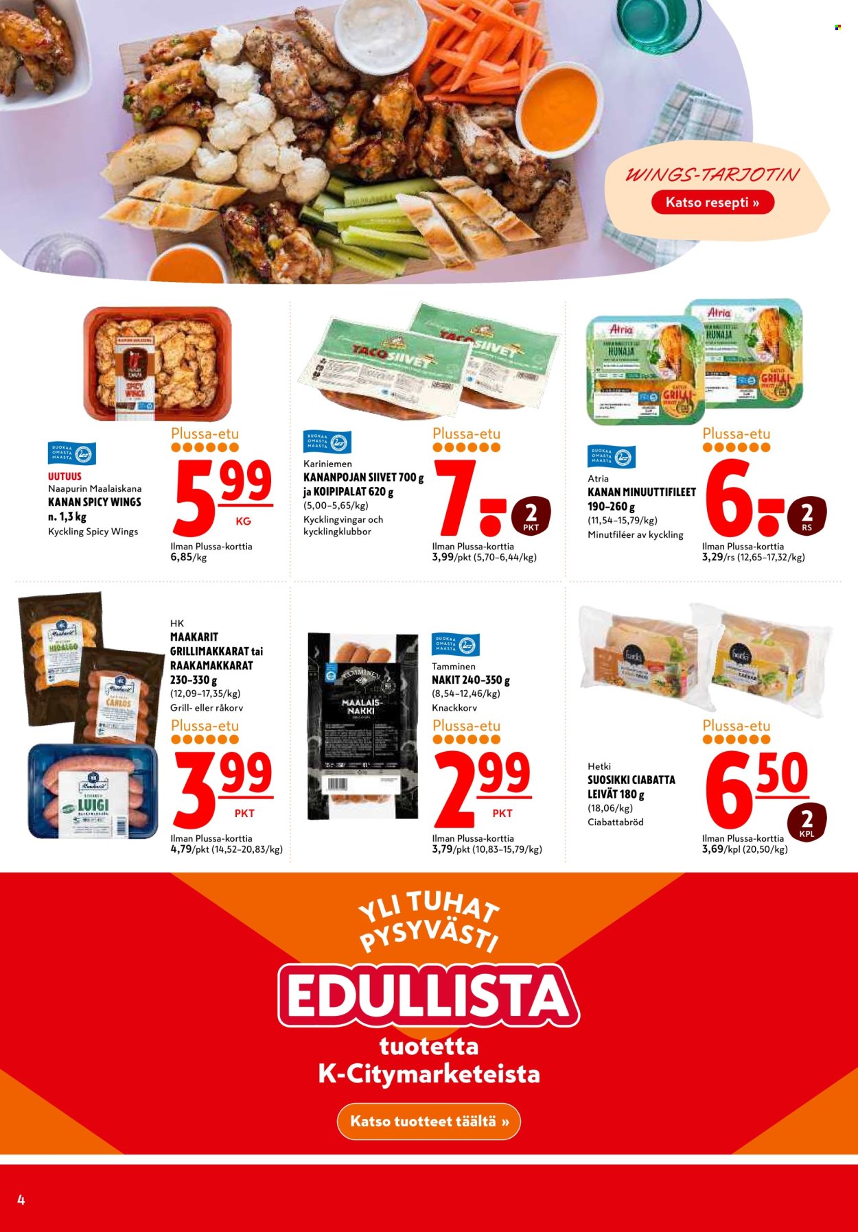 K-citymarket tarjoukset - 26.05.2025 - 04.06.2025. Sivu 4