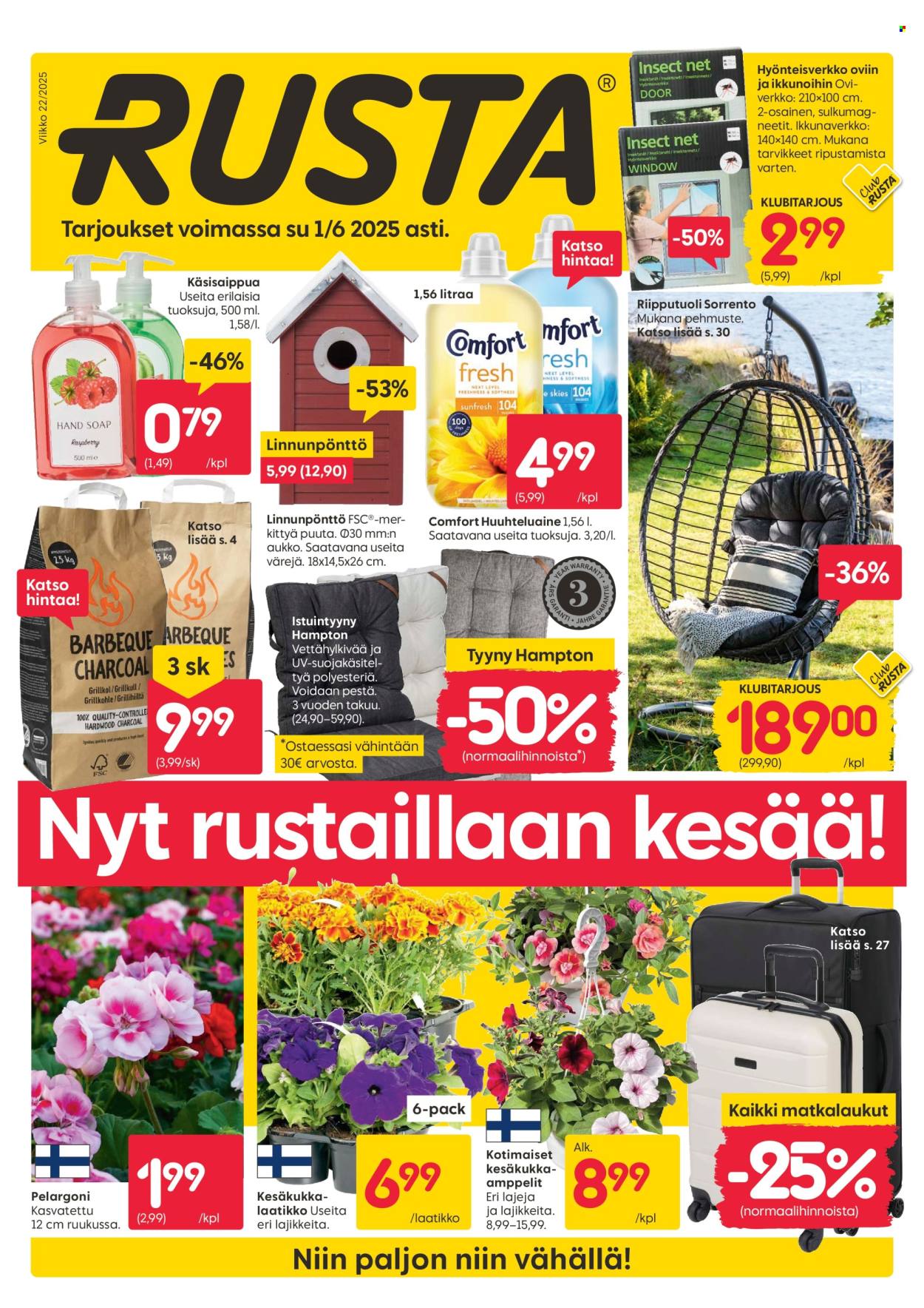 Rusta tarjoukset - 26.05.2025 - 01.06.2025. Sivu 1
