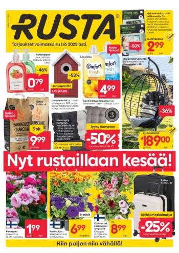 Rusta tarjoukset  - 26.05.2025 - 01.06.2025.