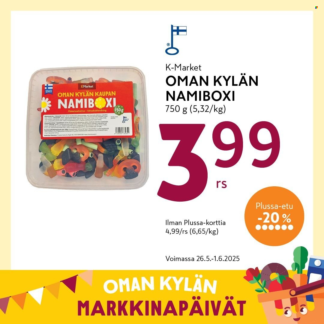 K-market tarjoukset - 26.05.2025 - 01.06.2025. Sivu 6