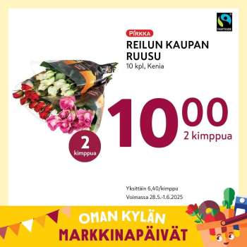 K-market tarjoukset  - 28.05.2025 - 01.06.2025.