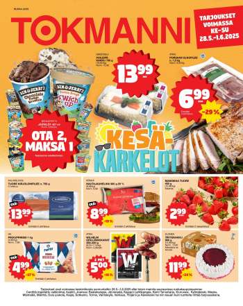 Tokmanni tarjoukset  - 28.05.2025 - 01.06.2025.