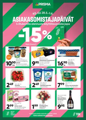 Prisma tarjoukset  - 28.05.2025 - 01.06.2025.