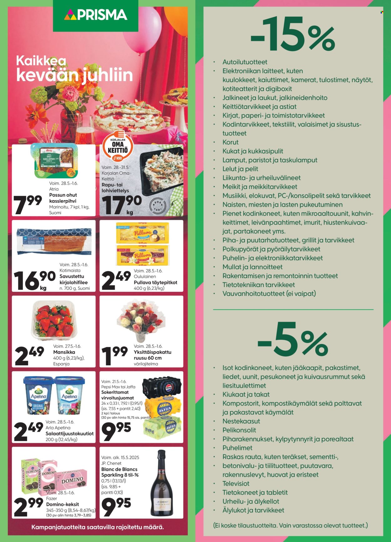 Prisma tarjoukset - 28.05.2025 - 01.06.2025. Sivu 1