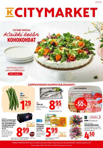 K-citymarket tarjoukset  - 28.05.2025 - 04.06.2025.