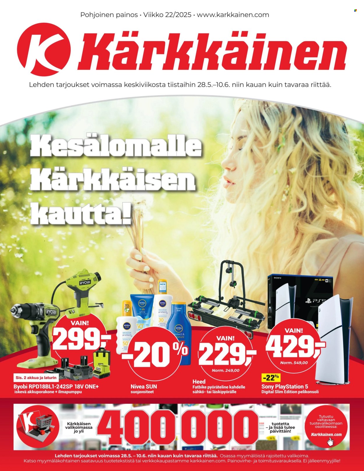 Kärkkäinen tarjoukset - 28.05.2025 - 10.06.2025. Sivu 1