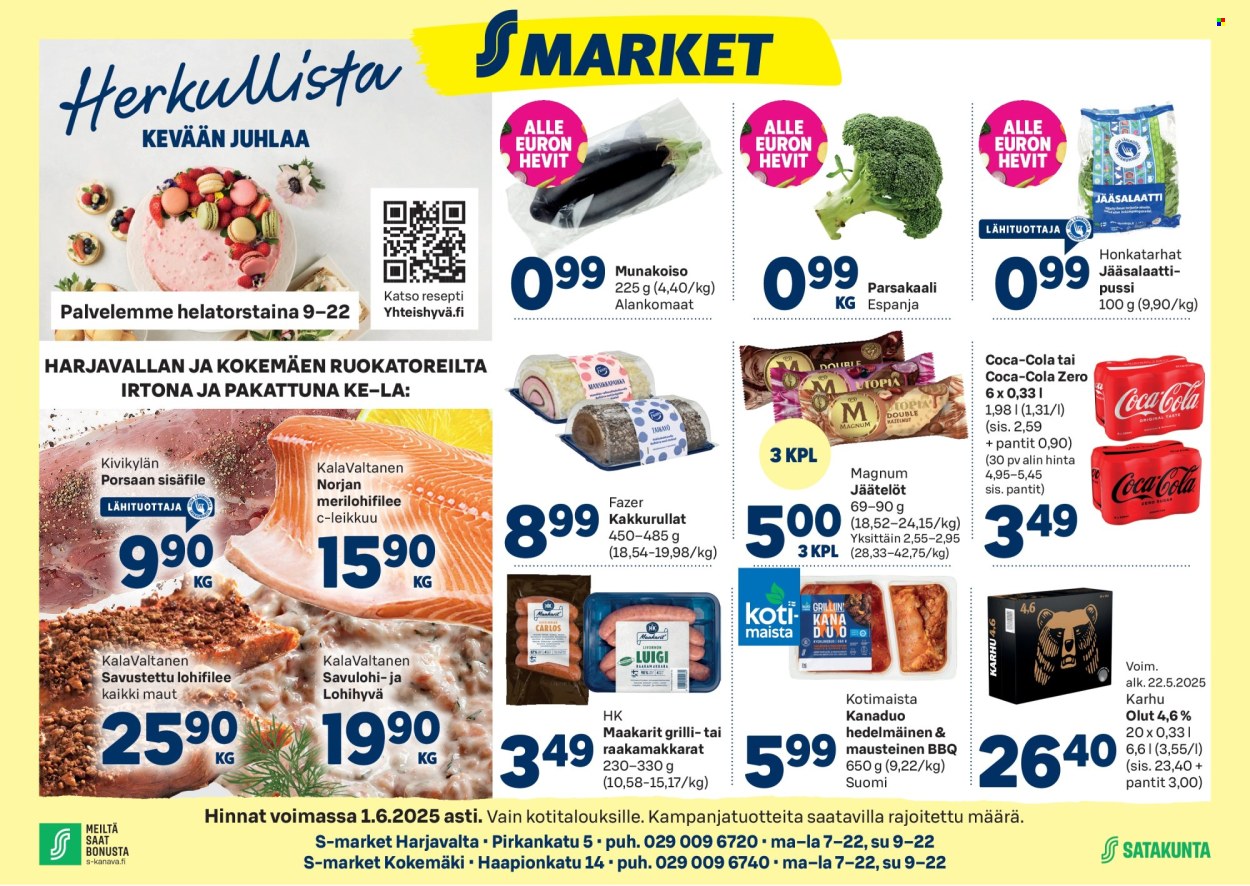 S-market tarjoukset - 28.05.2025 - 01.06.2025. Sivu 1
