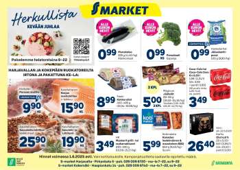 S-market tarjoukset  - 28.05.2025 - 01.06.2025.