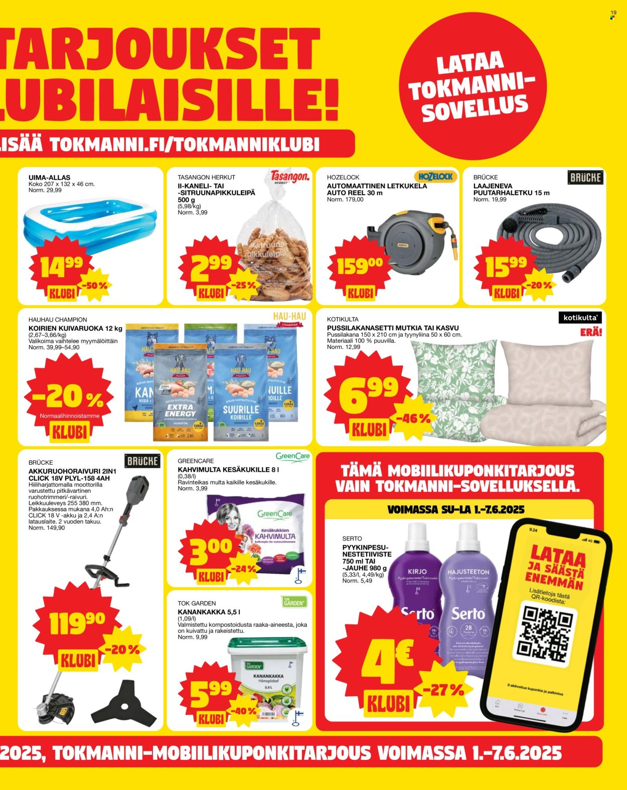 Tokmanni tarjoukset - 02.06.2025 - 08.06.2025. Sivu 19