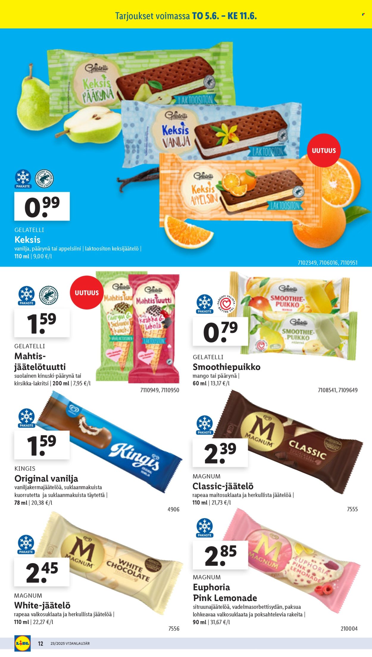 Lidl tarjoukset - 05.06.2025 - 11.06.2025. Sivu 16