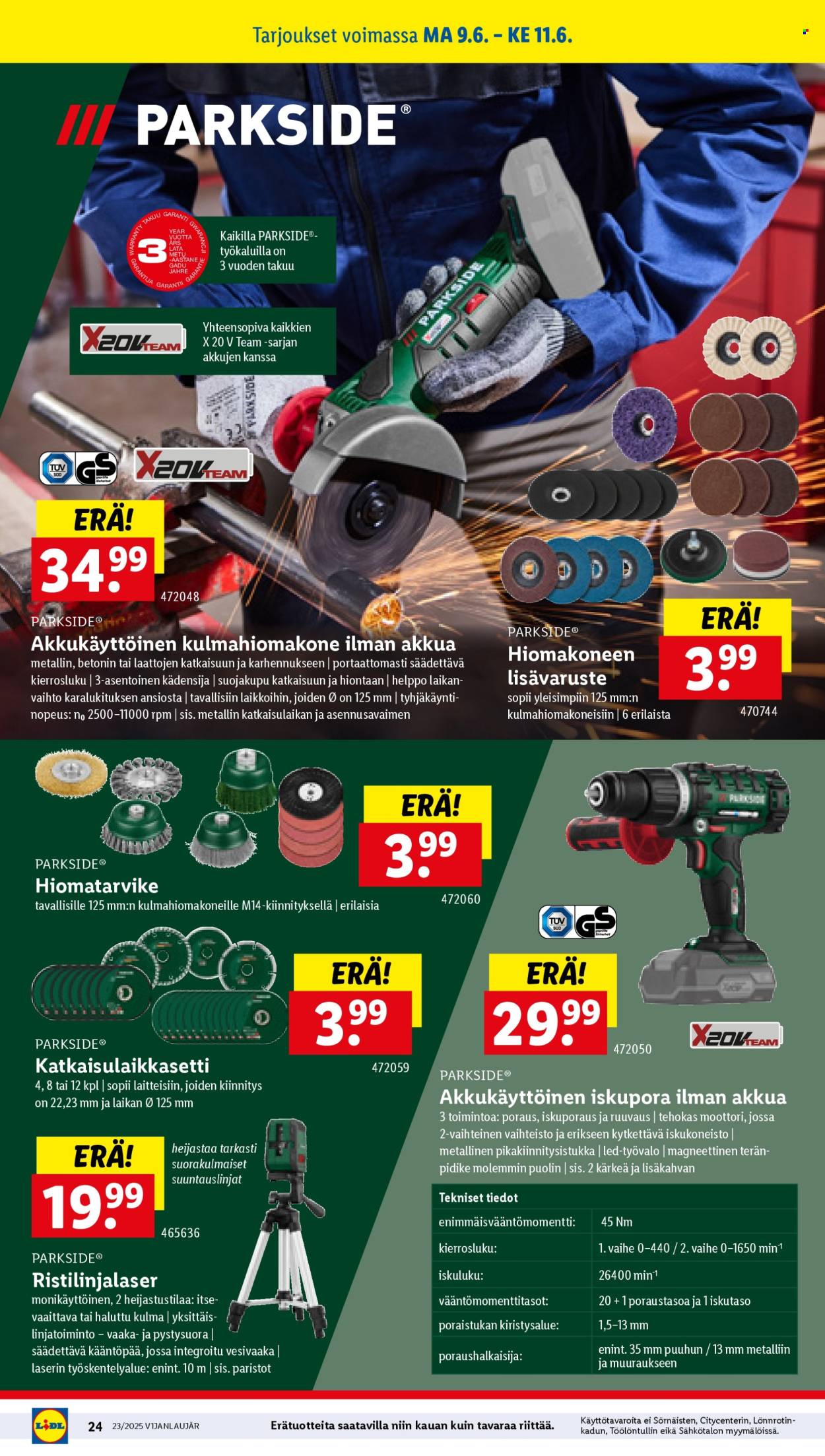 Lidl tarjoukset - 05.06.2025 - 11.06.2025. Sivu 30