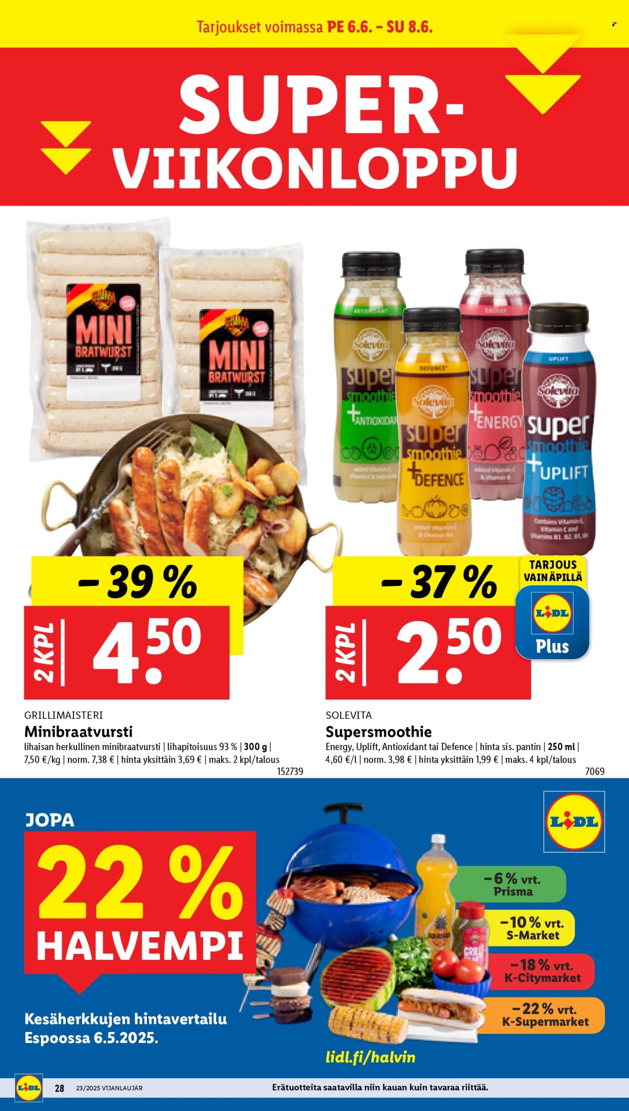Lidl tarjoukset - 05.06.2025 - 11.06.2025. Sivu 36