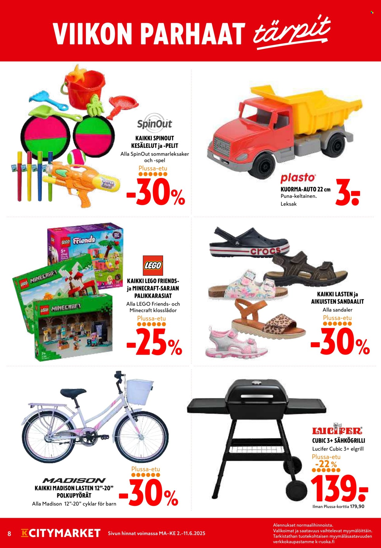 K-citymarket tarjoukset - 02.06.2025 - 11.06.2025. Sivu 8