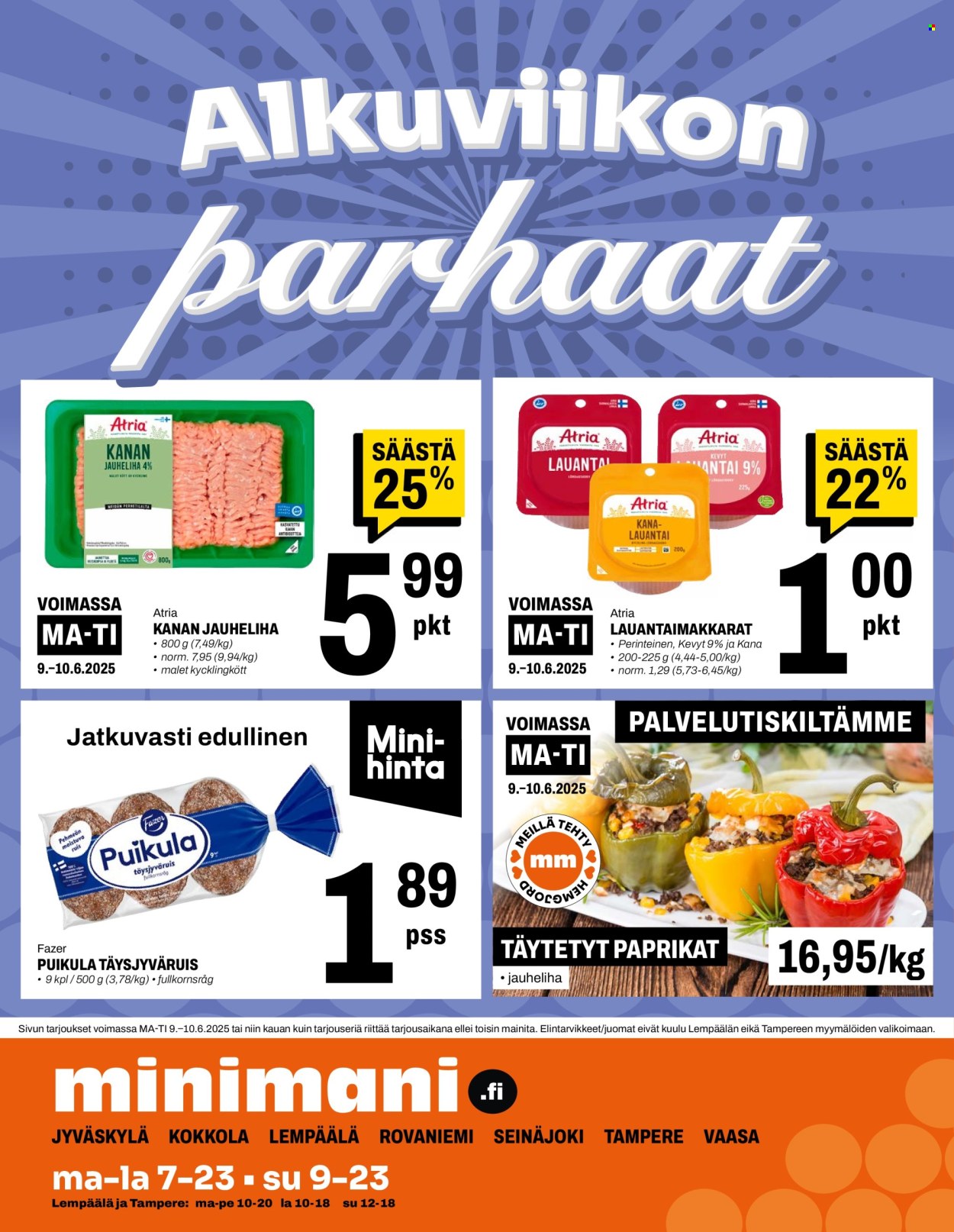 Minimani tarjoukset - 04.06.2025 - 08.06.2025. Sivu 12
