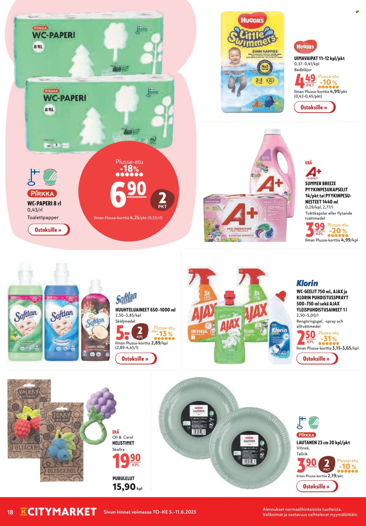 K-citymarket tarjoukset - 05.06.2025 - 11.06.2025. Sivu 18