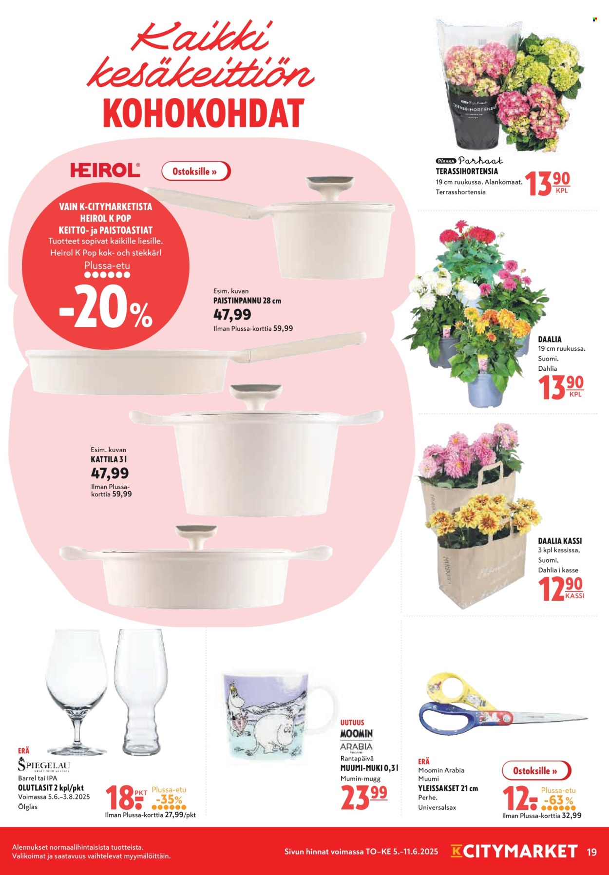K-citymarket tarjoukset - 05.06.2025 - 11.06.2025. Sivu 19