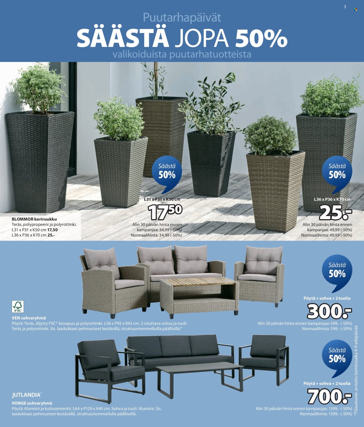 JYSK tarjoukset - 05.06.2025 - 18.06.2025. Sivu 3