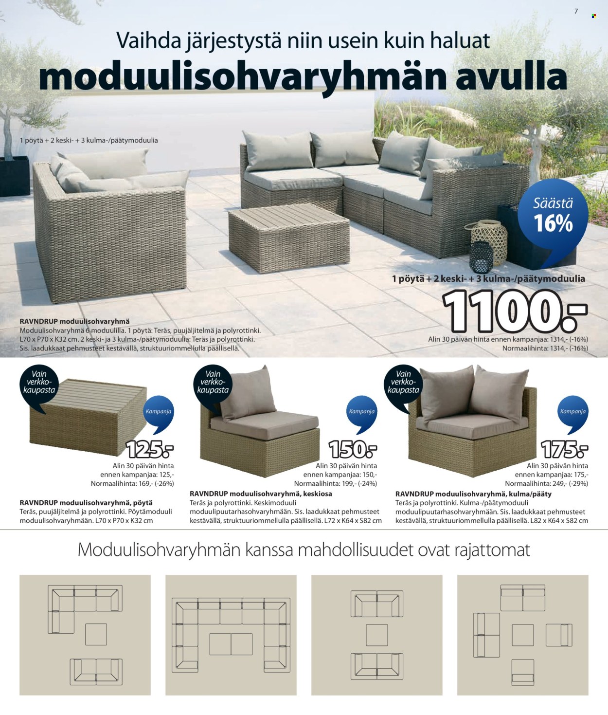 JYSK tarjoukset - 05.06.2025 - 18.06.2025. Sivu 7