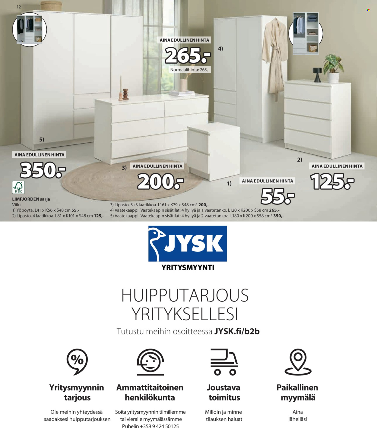 JYSK tarjoukset - 05.06.2025 - 18.06.2025. Sivu 12