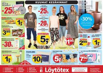 Löytötex tarjoukset  - 04.06.2025 - 10.06.2025.