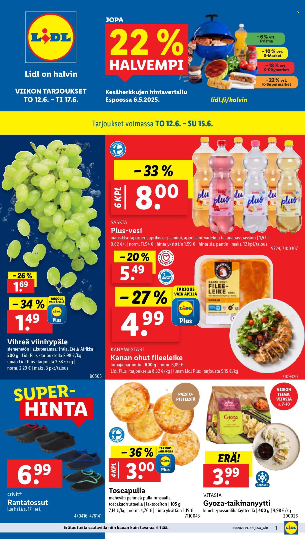 Lidl tarjoukset - 12.06.2025 - 17.06.2025. Sivu 1