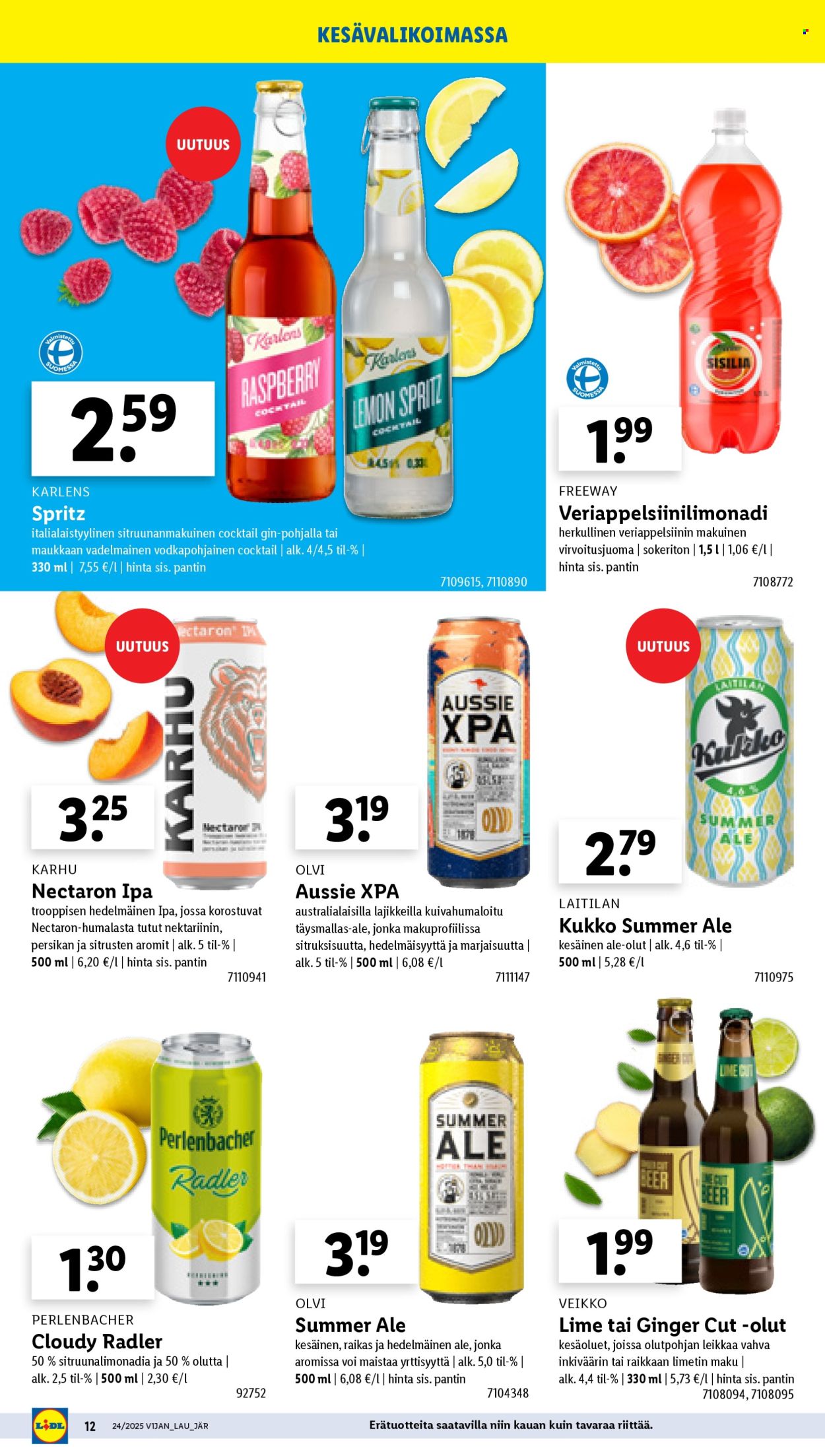 Lidl tarjoukset - 12.06.2025 - 17.06.2025. Sivu 16