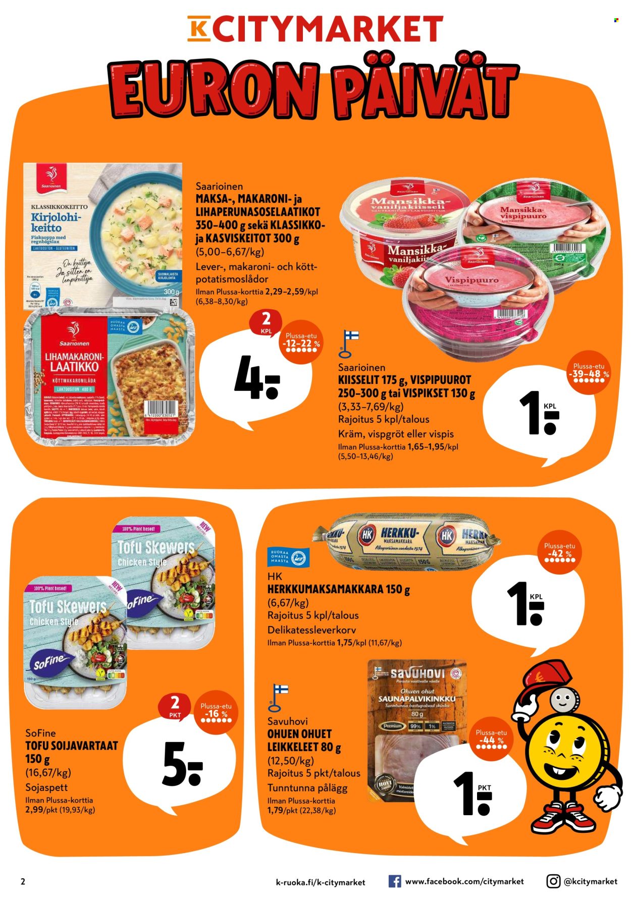 K-citymarket tarjoukset - 09.06.2025 - 11.06.2025. Sivu 2