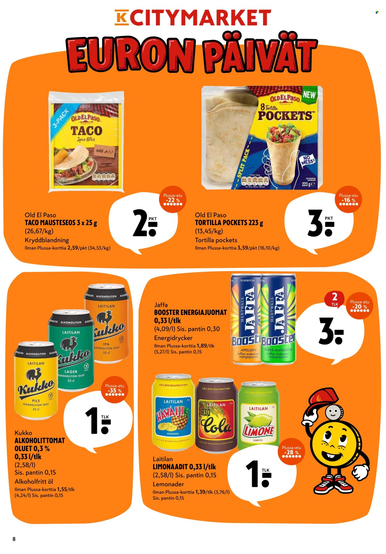 K-citymarket tarjoukset - 09.06.2025 - 11.06.2025. Sivu 8