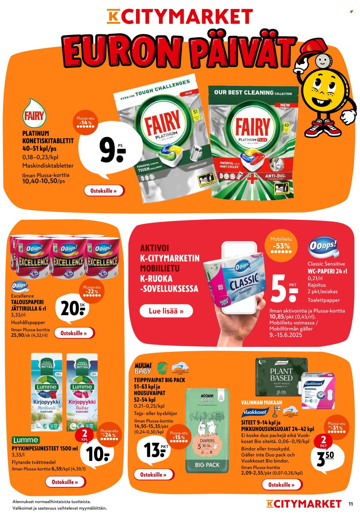 K-citymarket tarjoukset - 09.06.2025 - 11.06.2025. Sivu 11