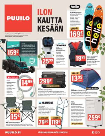 Puuilo tarjoukset  - 09.06.2025 - 22.06.2025.