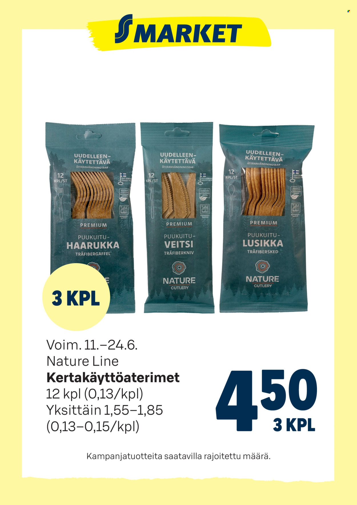 S-market tarjoukset - 11.06.2025 - 24.06.2025. Sivu 1