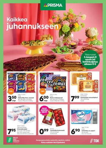 Prisma tarjoukset  - 11.06.2025 - 15.06.2025.
